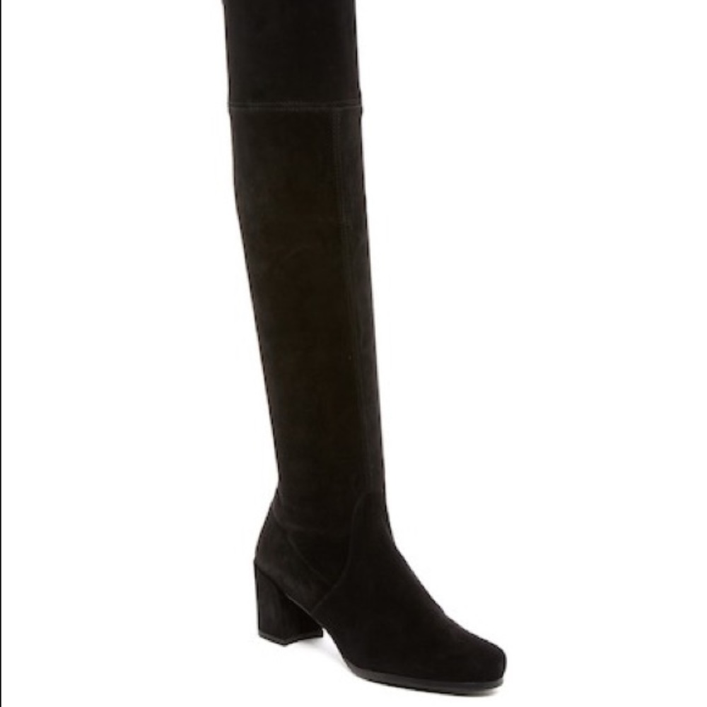 Stuart Weitzman Hinterland black suede boots